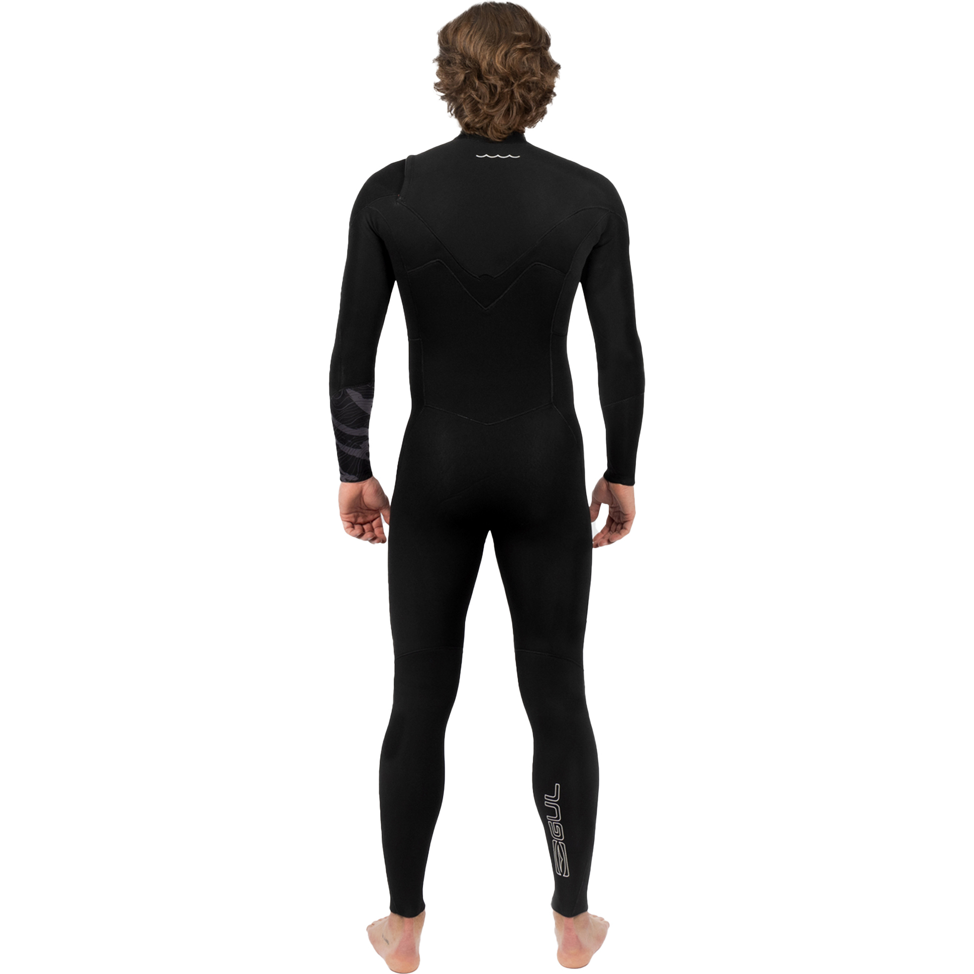 2025 Gul Mens Response FX 3/2mm GBS Chest Zip Wetsuit RE1240-C1 - Black / Contour Camo